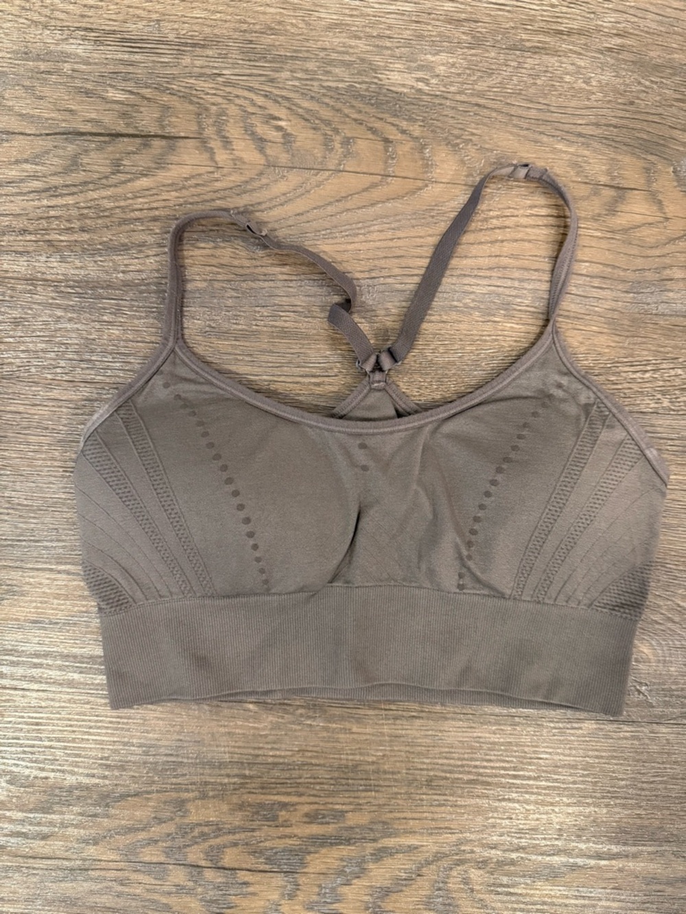 Pro Fit Seamless Gray Sports Bra Size Medium